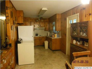 Kitchen with large eating area,