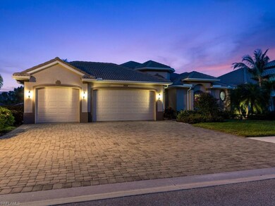 3 car garage with lots added storage.