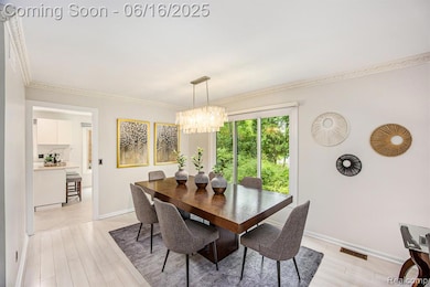 Formal dining area