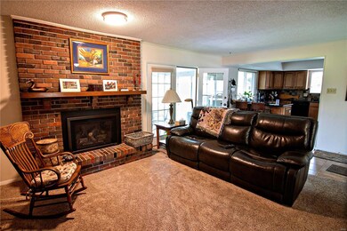 Family Room with fire place