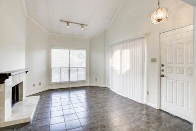 Large living area with new tile floor