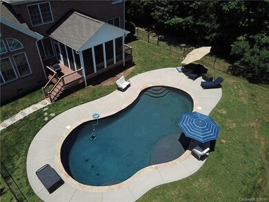 Fenced Yard and Gunite Pool