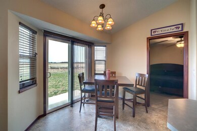 Sliding glass back door.