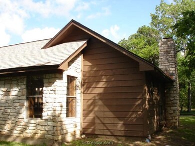 East rear view of the home