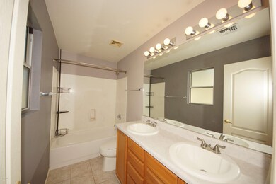Master bath dual sinks