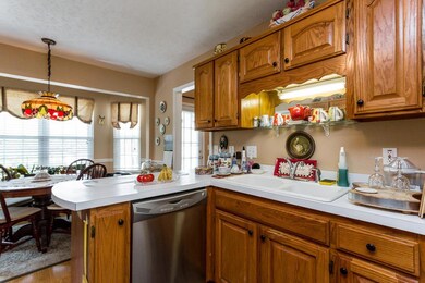 This open kitchen makes clean up easy while being a part of the activities.