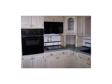 Kitchen has built-in appliances