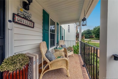 Sit back and enjoy the country front porch!