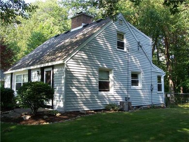 Exterior Front. View from the south.