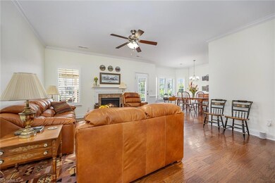 Family Room open to Dining Area