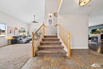 Extra wide, inviting staircase