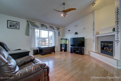 Living Room With Gas Fireplace