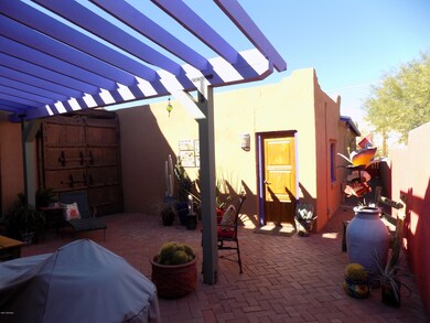Back courtyard/Guest quarters