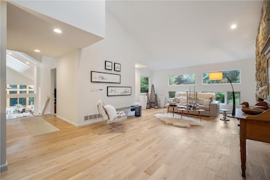 Gorgeous white oak wood flooring throughout