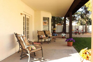 Mature landscaping