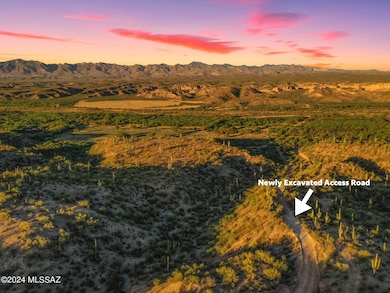 Newly Excavated Access Road