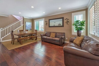 Beautiful plank wood flooring.