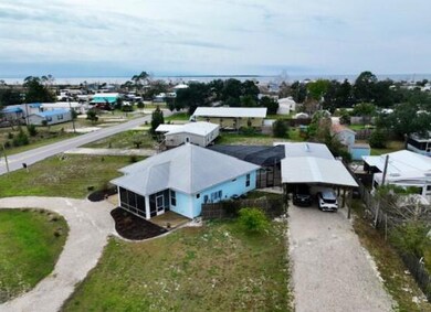 Ariel of Front Yard and Pole Barn