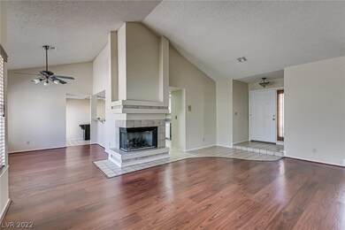 Living Space With Double Sided Fireplace