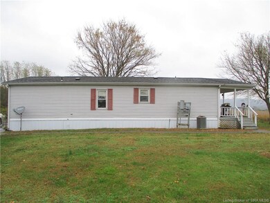 REAR VIEW OF HOME.
