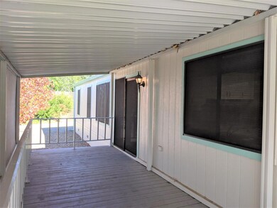 Covered front porch.