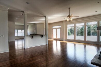 View from front door--Completely open floor plan! 