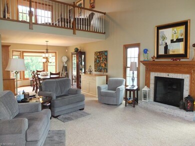 Another view of the great room/dining room.