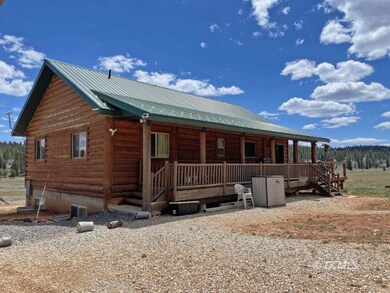 Rear view of cabin