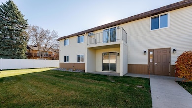 Covered concrete patio
