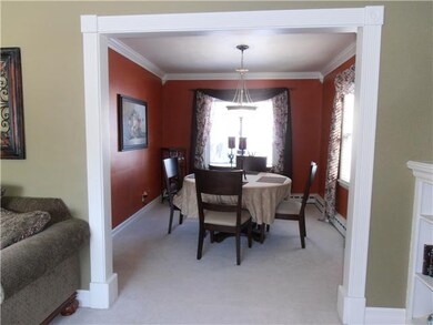 Dining Room. Dining room with beautiful window loo