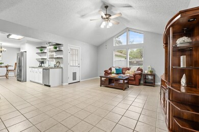 Open concept floorpan.