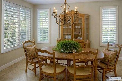 Secluded formal dining room