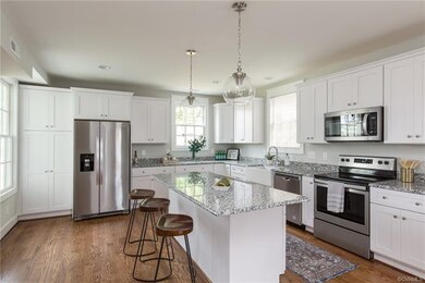 Space for 4 stools, granite counter tops and elega