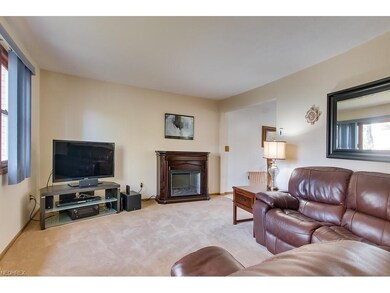 Spacious living room in neutral tones will accommo