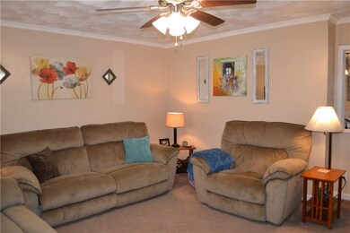 Large living room for gathering.