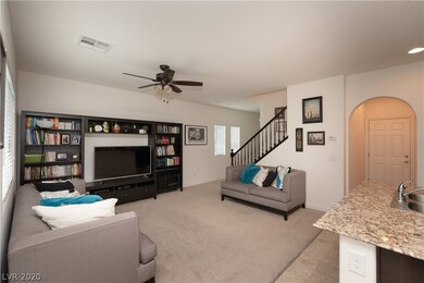 Open floor plan with spacious family room.
