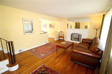 There is also a decorative fireplace.