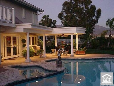 Evening view of pool