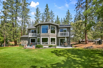 Back of the house and deck