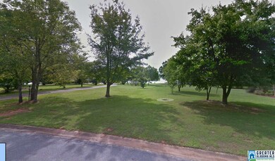Lot is across the street from the water
