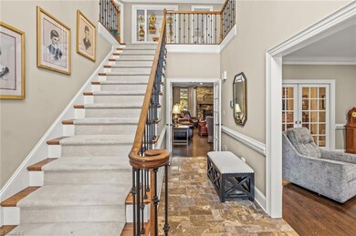 Front staircase