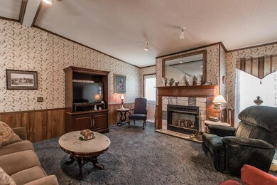 Family room with fireplace for those cozy evenings