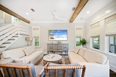 Living area open to Kitchen