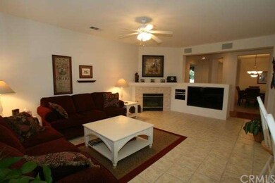 Family room with ceiling fan!