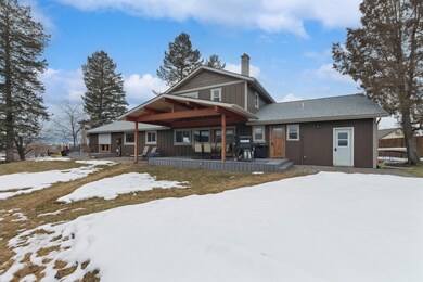 Back yard and double deck
