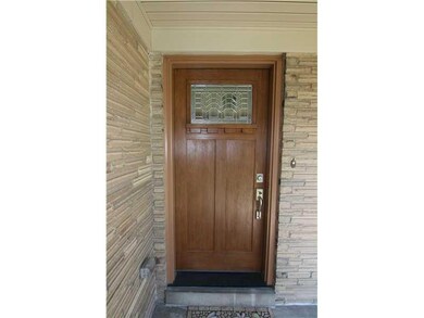 Exterior Front. Updated front door...Roman brick..