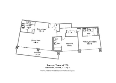 Preston Tower Condominiums unit 700, Dallas, TX 75225 - photo 6