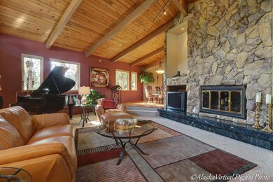 Living Room with Elegant Piano Piece