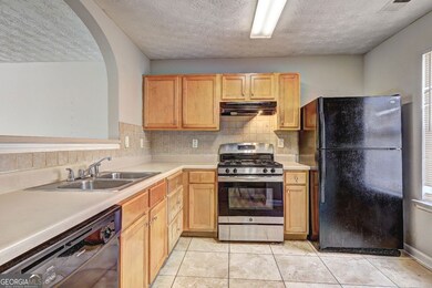 The kitchen from the entry foyer