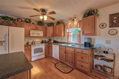 The Large, Open Concept Kitchen Offers Plenty of Counter Space and Storage Too!